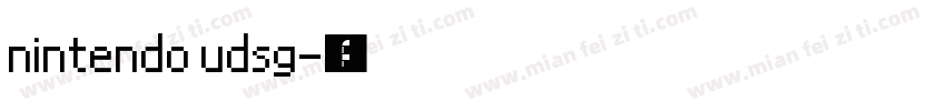 nintendo udsg字体转换
